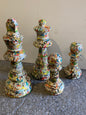 Chess Set - Mixed Media Sculptures (set of 4)