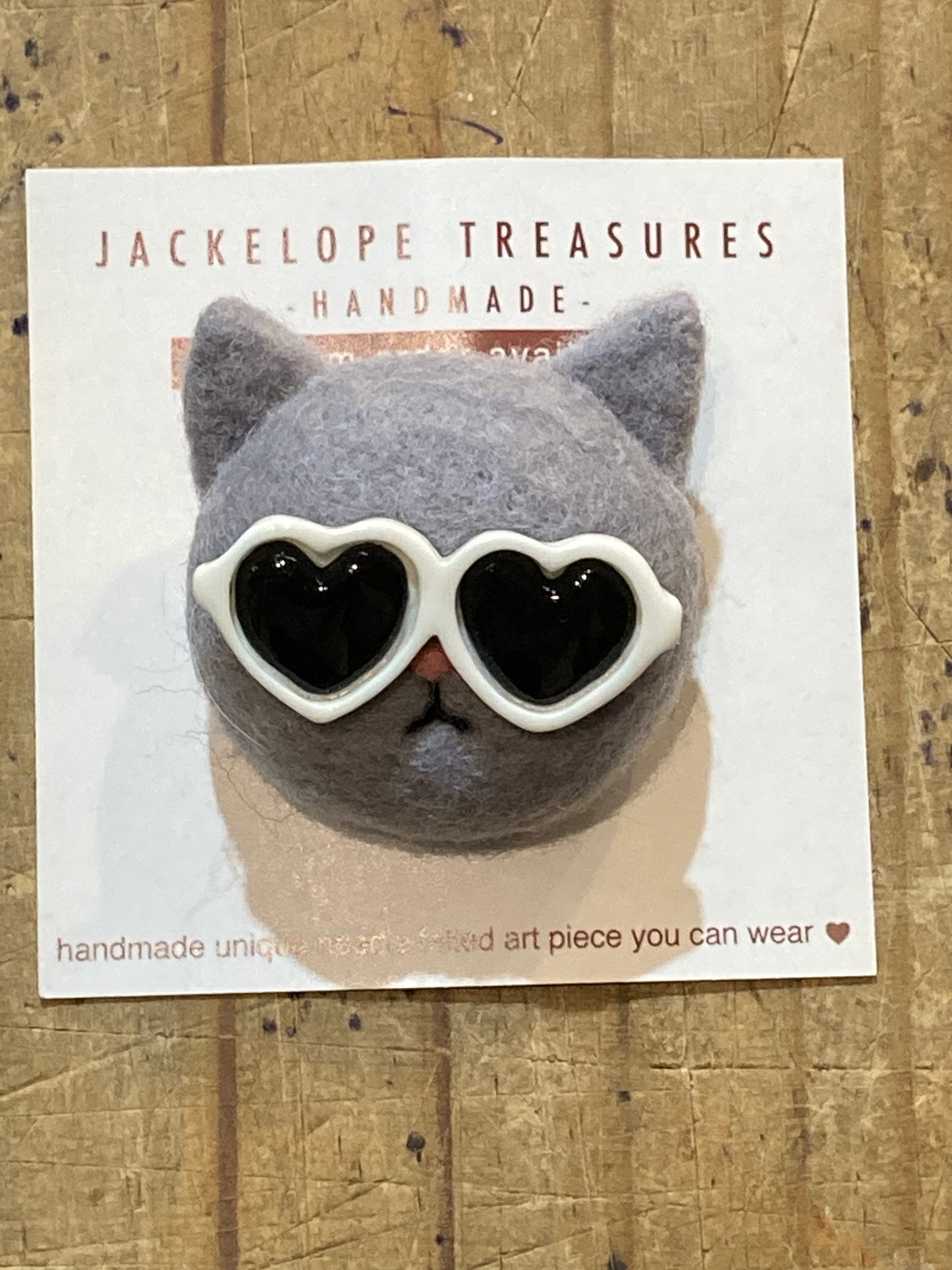Cat Face Brooch