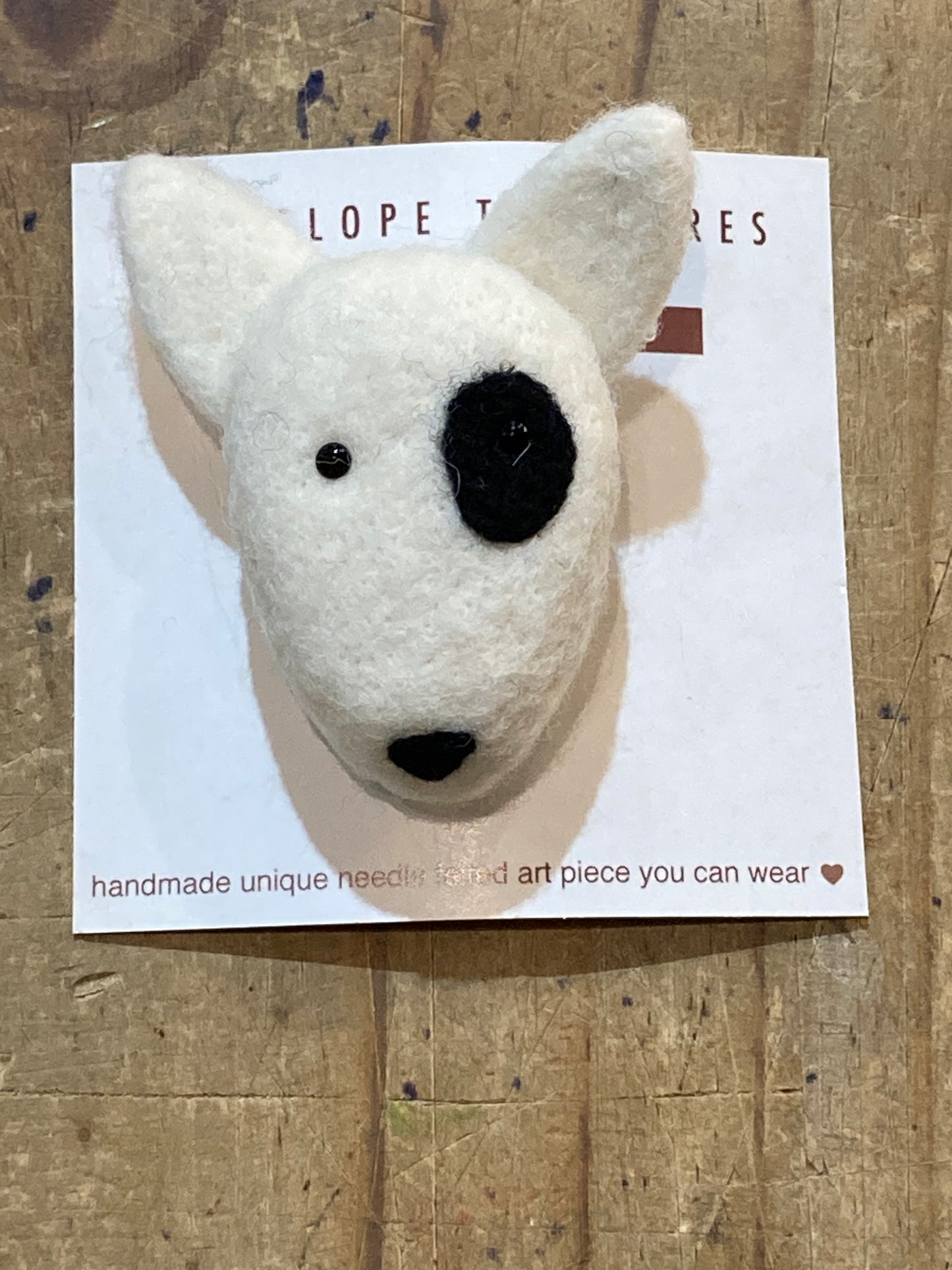 Dog Face Brooch