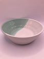 Coastal Stoneware Bowls and Dishes - White and Aqua