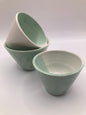 Coastal Dipping Bowl - Aqua and White