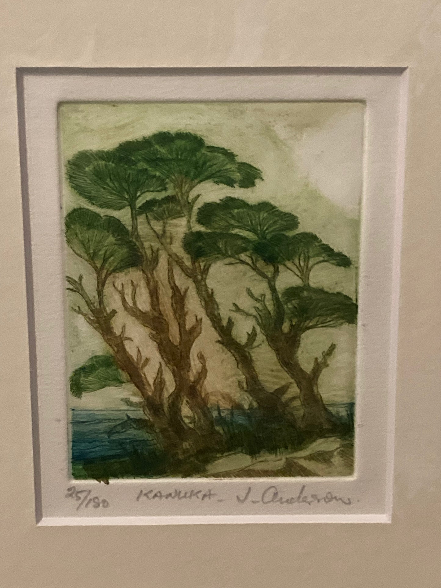 Kanuka Limited Edition Etching