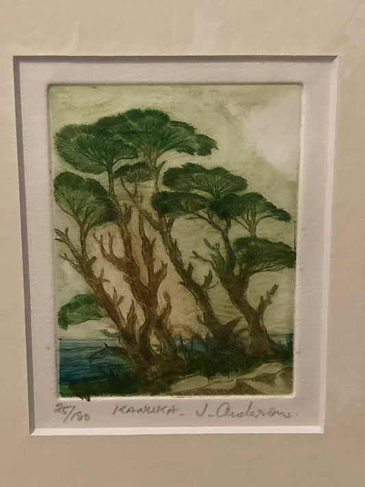 Kanuka Limited Edition Etching