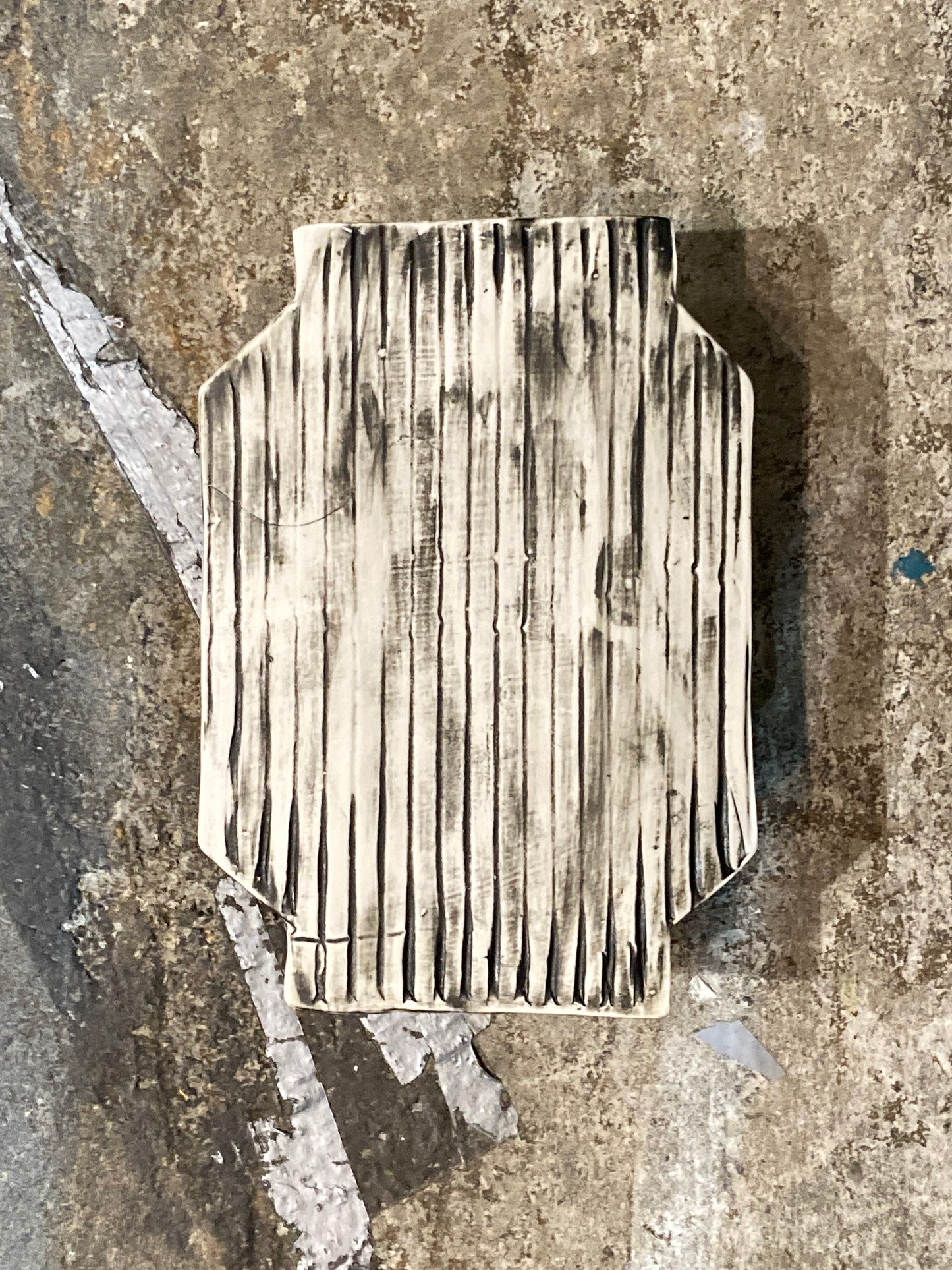 SOS Ceramic Wall Vase