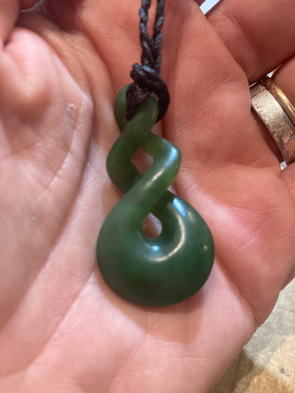 Twist Pounamu Pendant