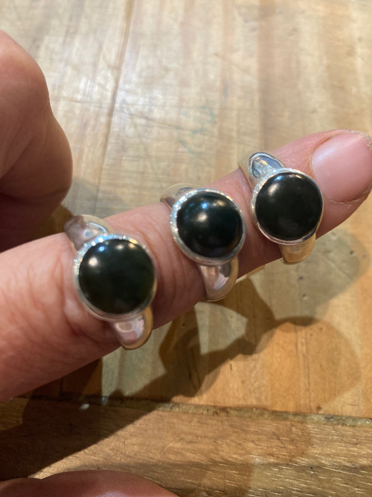 Pounamu Rings