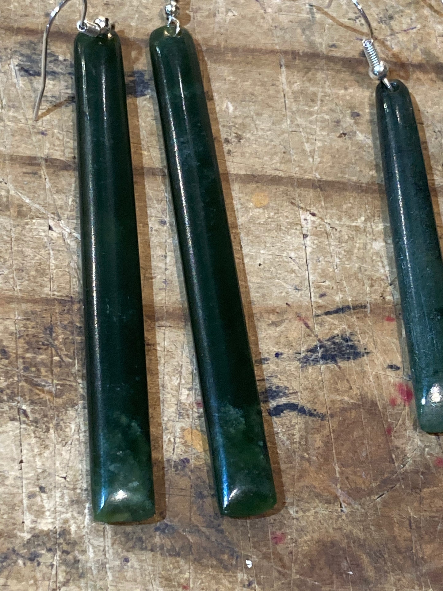 Pounamu Toki Drop Earrings