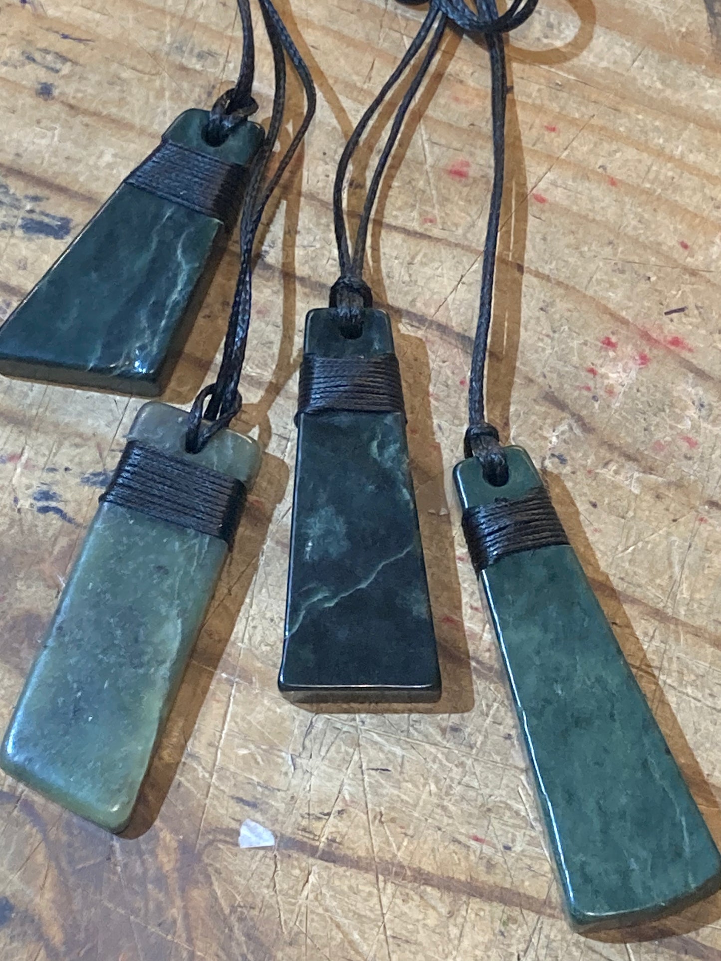 Rustic Pounamu Pendants