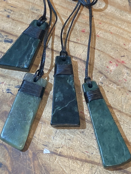 Rustic Pounamu Pendants