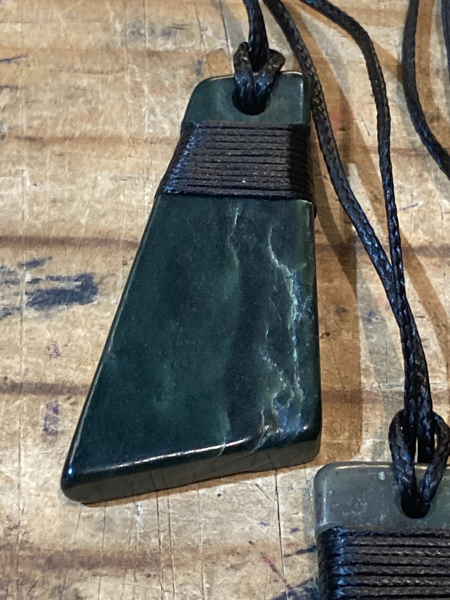 Rustic Pounamu Pendants