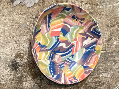 Nerikomi Salad Bowl Striped