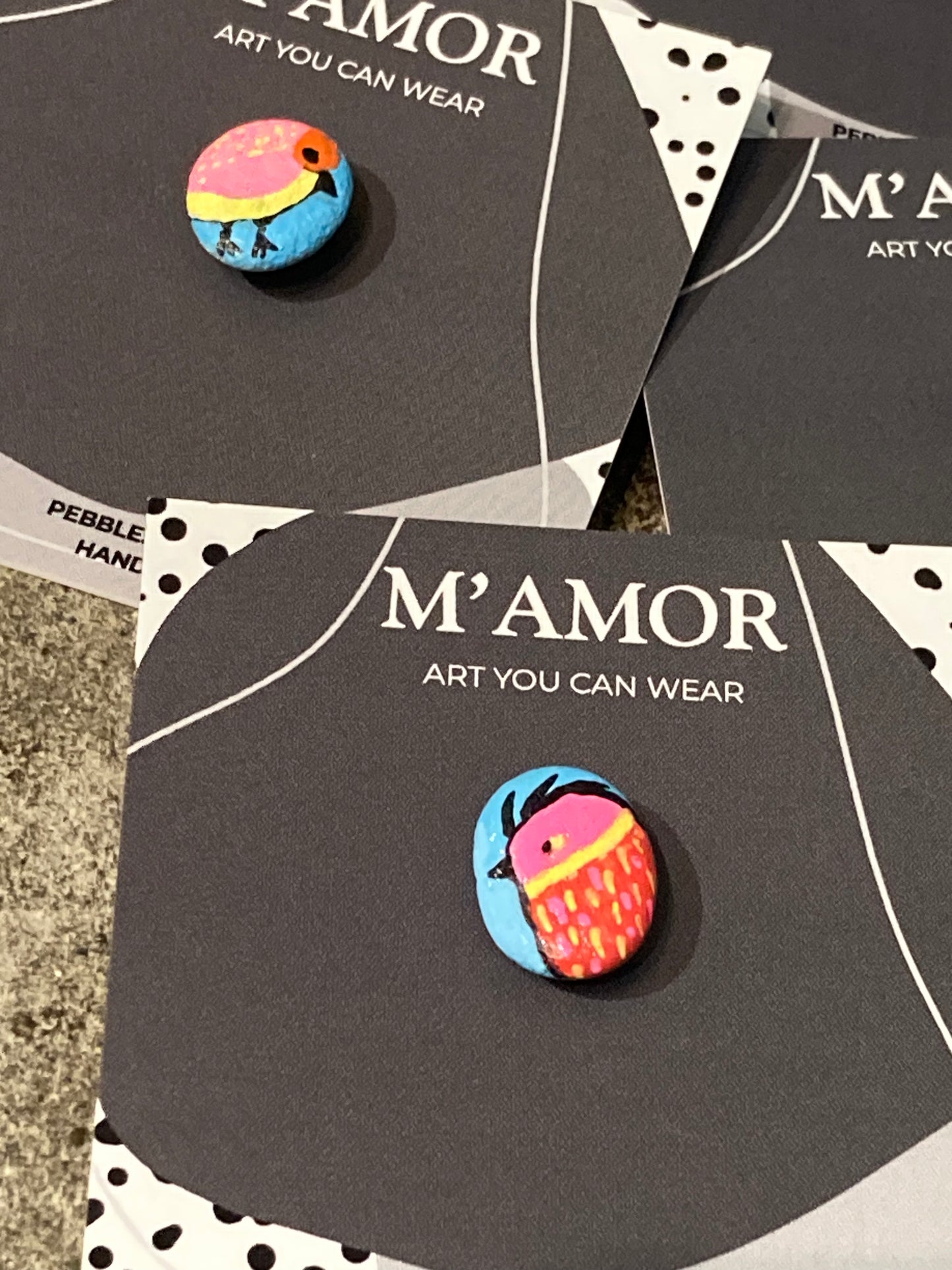 Pebble Bird Badge