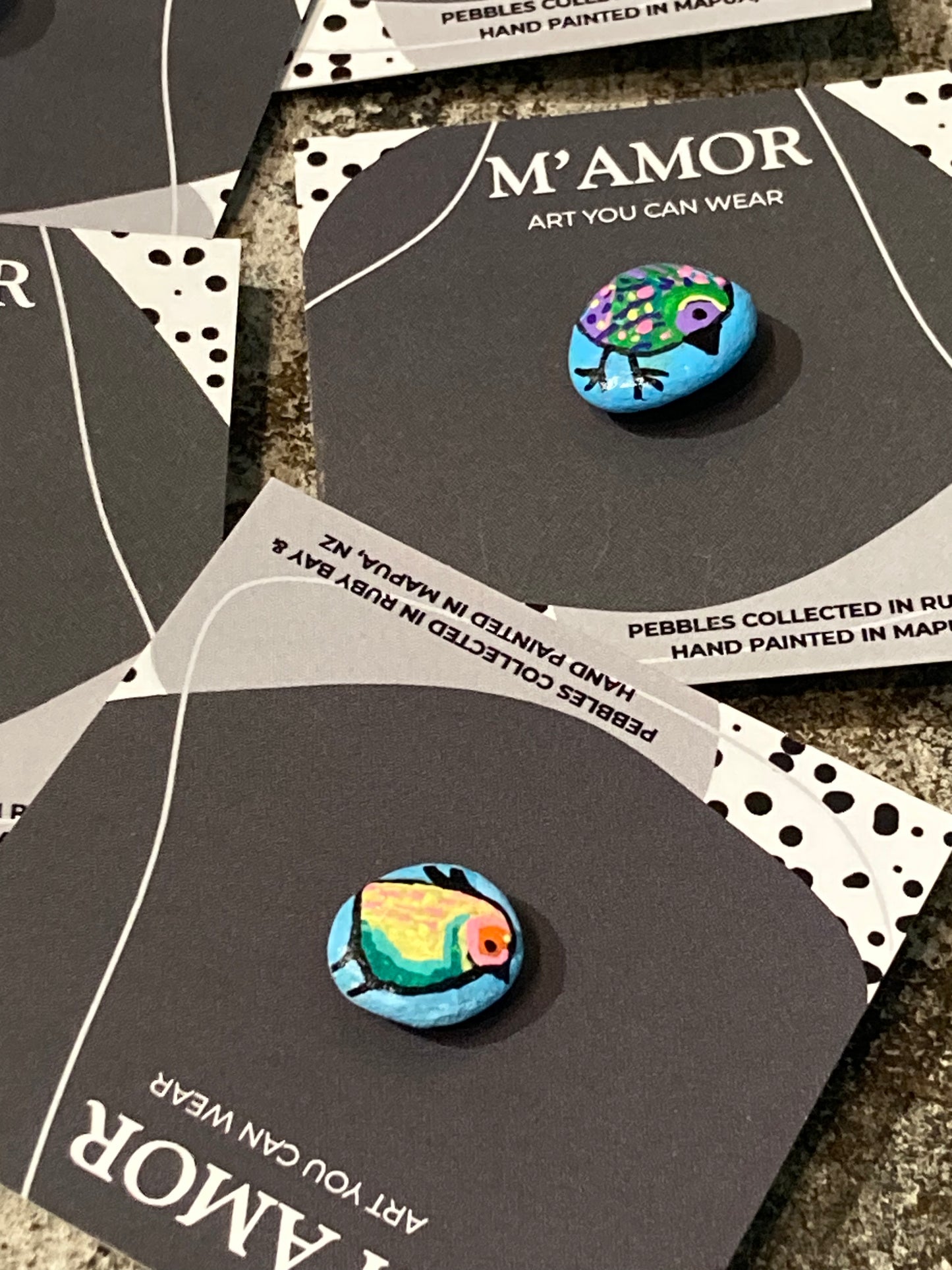 Pebble Bird Badge