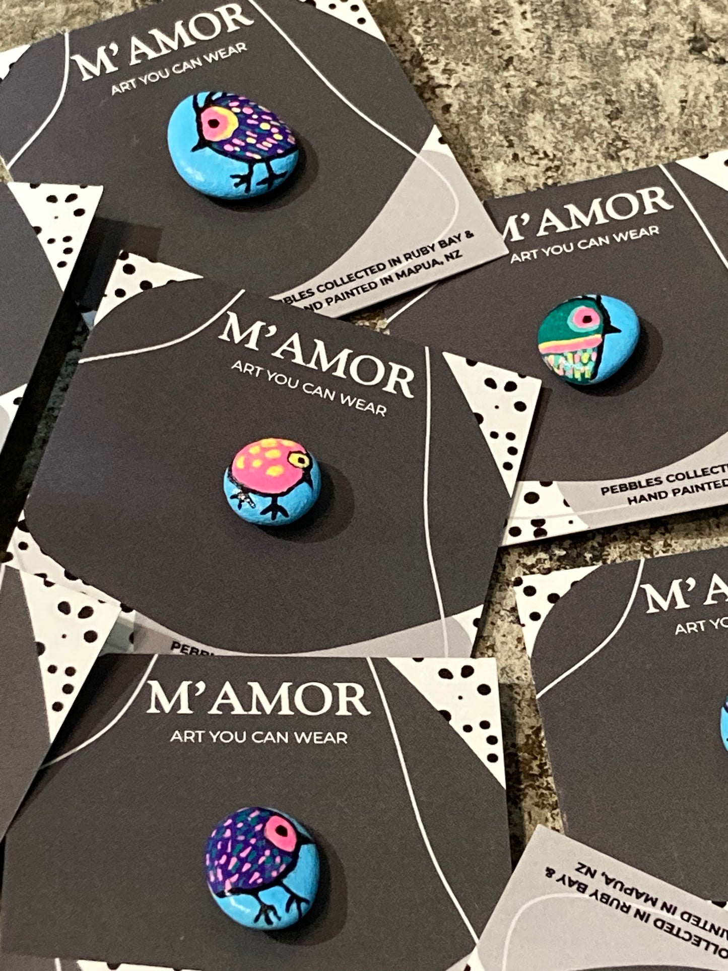 Pebble Bird Badge
