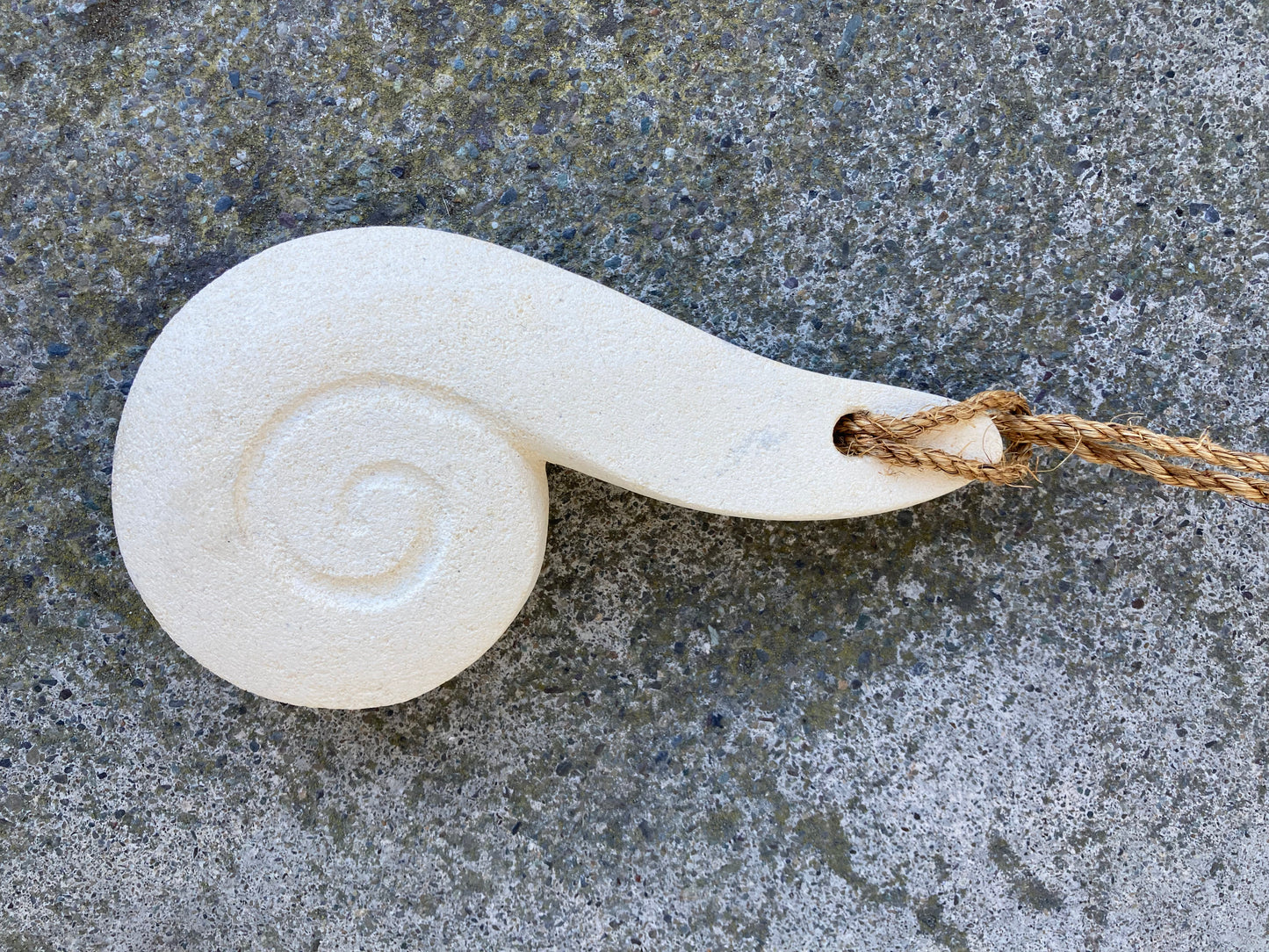 Oamaru Stone Koru