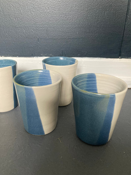 Coastal Sipper - Blue and White