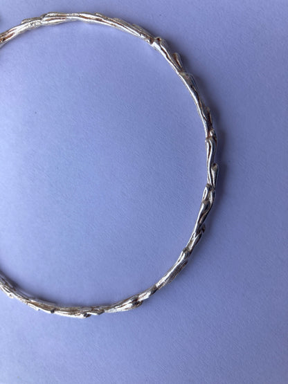 Tree Bark Cuff Bangle