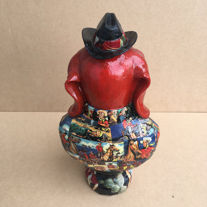 Duke the Dog - Mixed Media Sculpture