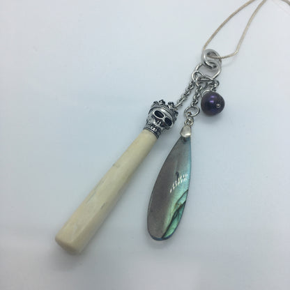 Chatelaine Whalebone Pendant