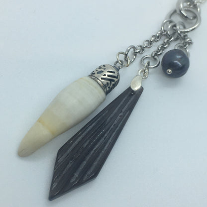 Chatelaine Whalebone Pendant