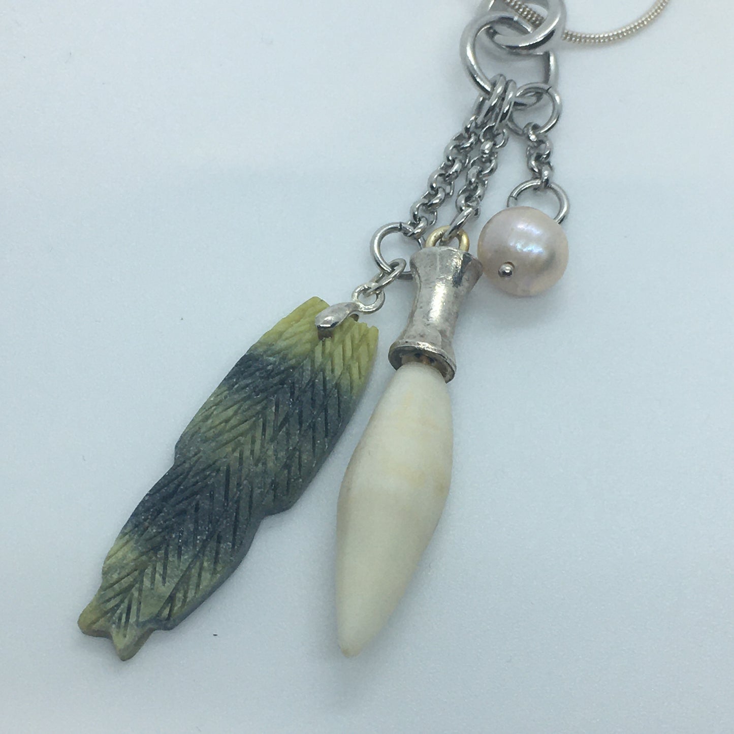 Chatelaine Whalebone Pendant