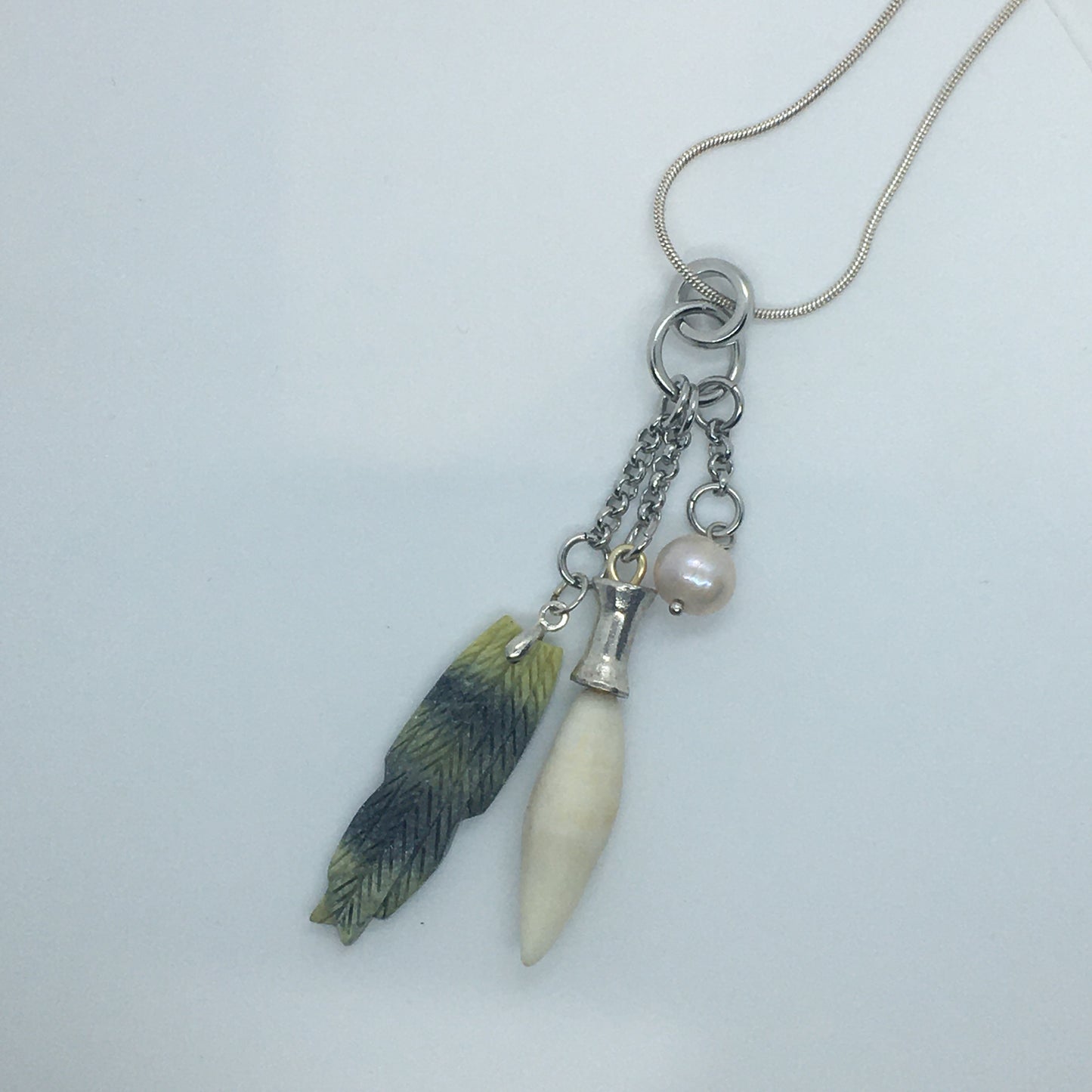 Chatelaine Whalebone Pendant