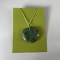 Pounamu Pebble and Silver Pendant