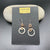Silver, Copper and Brass Hoop Earrings