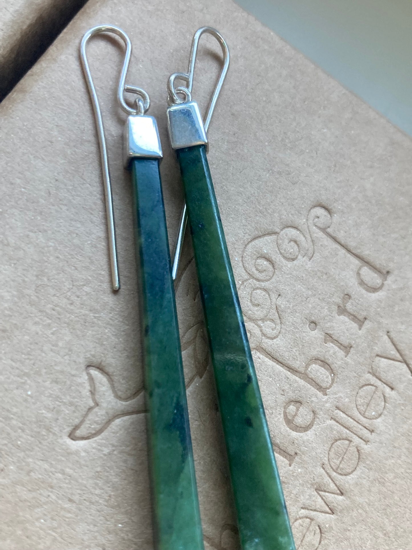 Medium Capped Pounamu Earrings