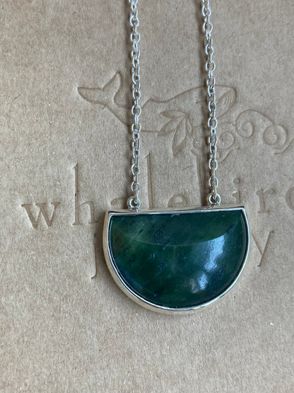 Crescent Pounamu Necklace