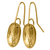 Baby Gold Pāua Shell Earrings