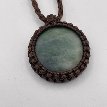 Laced Round Pendant