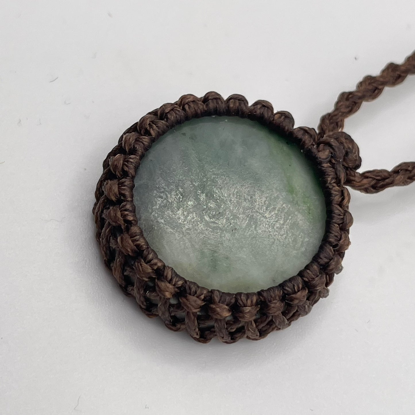 Laced Round Pendant