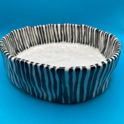 SOS Ceramic Flat Dish