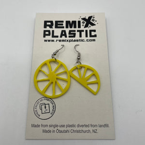 Life Never Gave you Lemons limited edition earrings - Recycled 3D Printer Waste