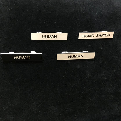 Human and Homo Sapien Brooches