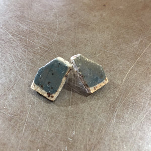 Fragment Ceramic Earrings - Steel