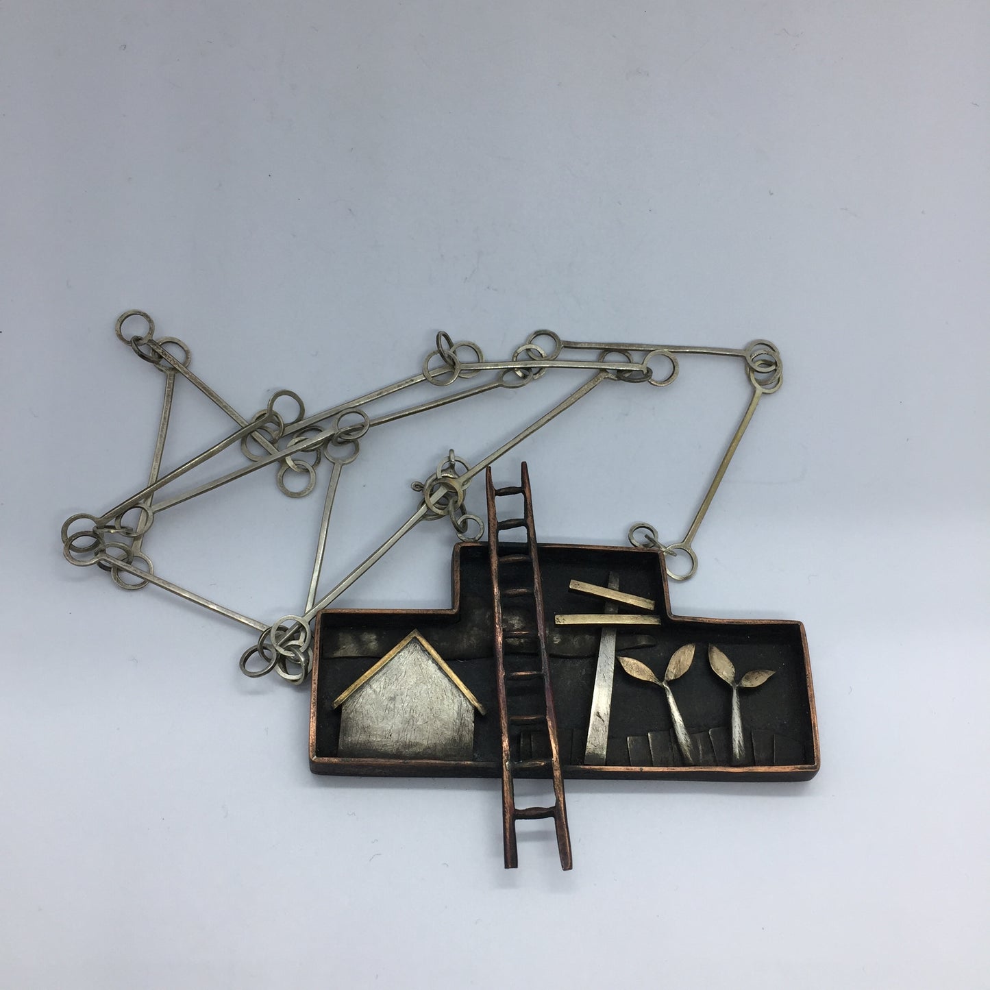 Suburban Still Life Wearable Art - Pendant