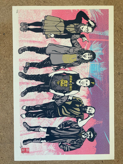 The Locals - Hand pulled Serigraph