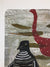 Penguin and Moa Woodblock/Relief Print 1/1 - Sheyne Tuffery