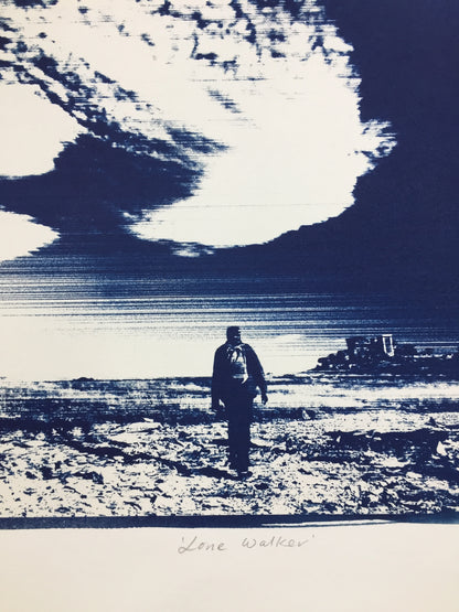 Lone Walker - Limited Edition Solargraph Print