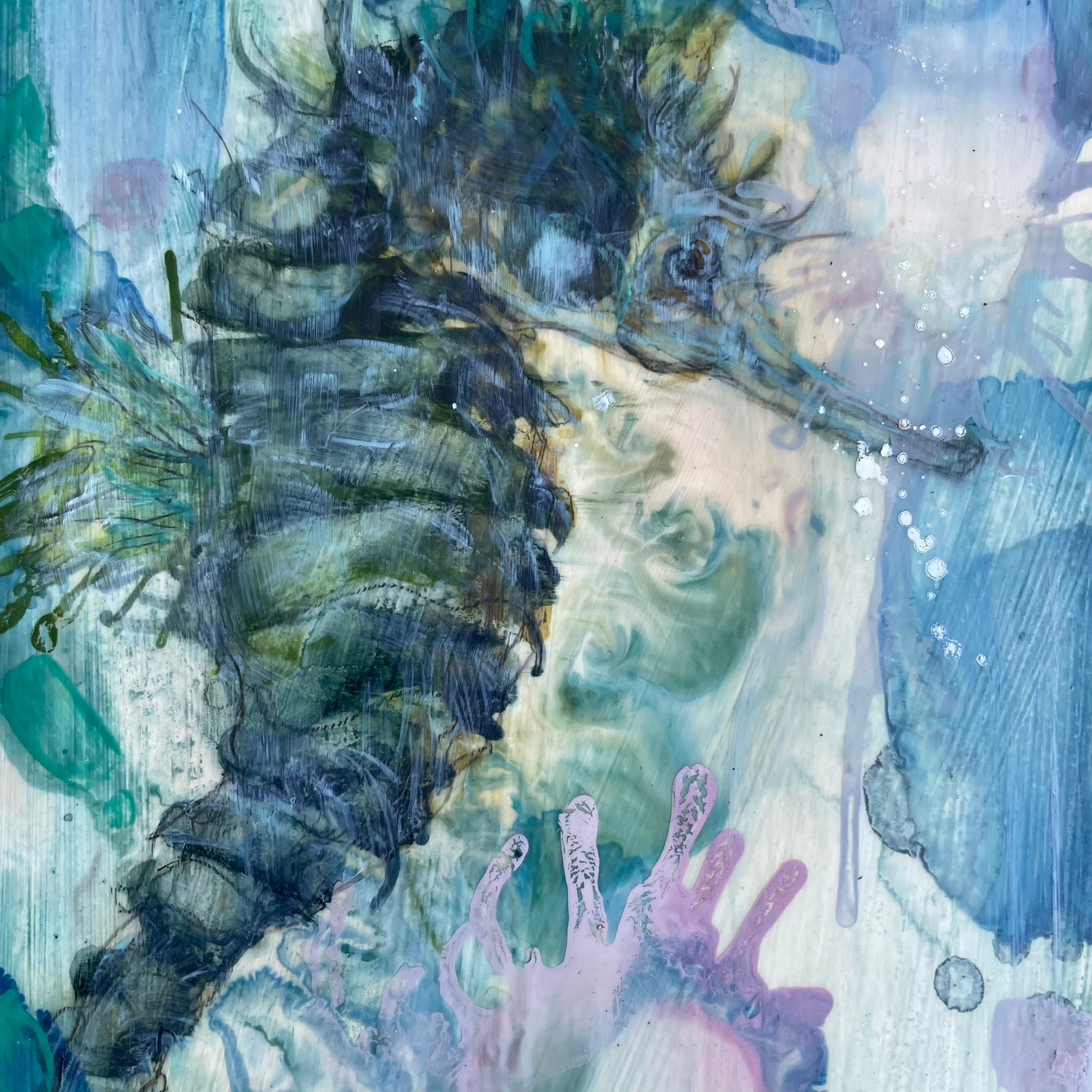 Seahorse - Original Painting