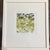 Hyphae Green - Drypoint/Woodcut - Framed