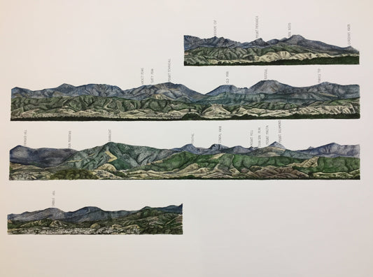 Stacked Richmond Ranges Print