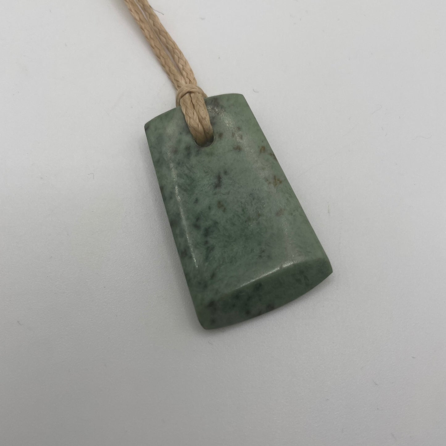 Small Unbound Toki Pounamu Pendant