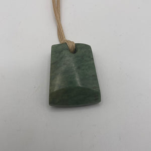 Small Unbound Toki Pounamu Pendant