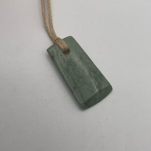 Small Unbound Toki Pounamu Pendant