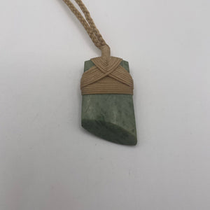 Small Toki Pounamu Pendant