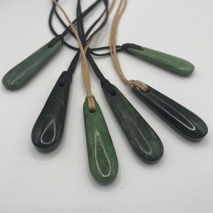 Small Drop Pounamu Pendant