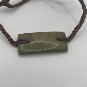 Pounamu Bracelets - Dark Brown Cord